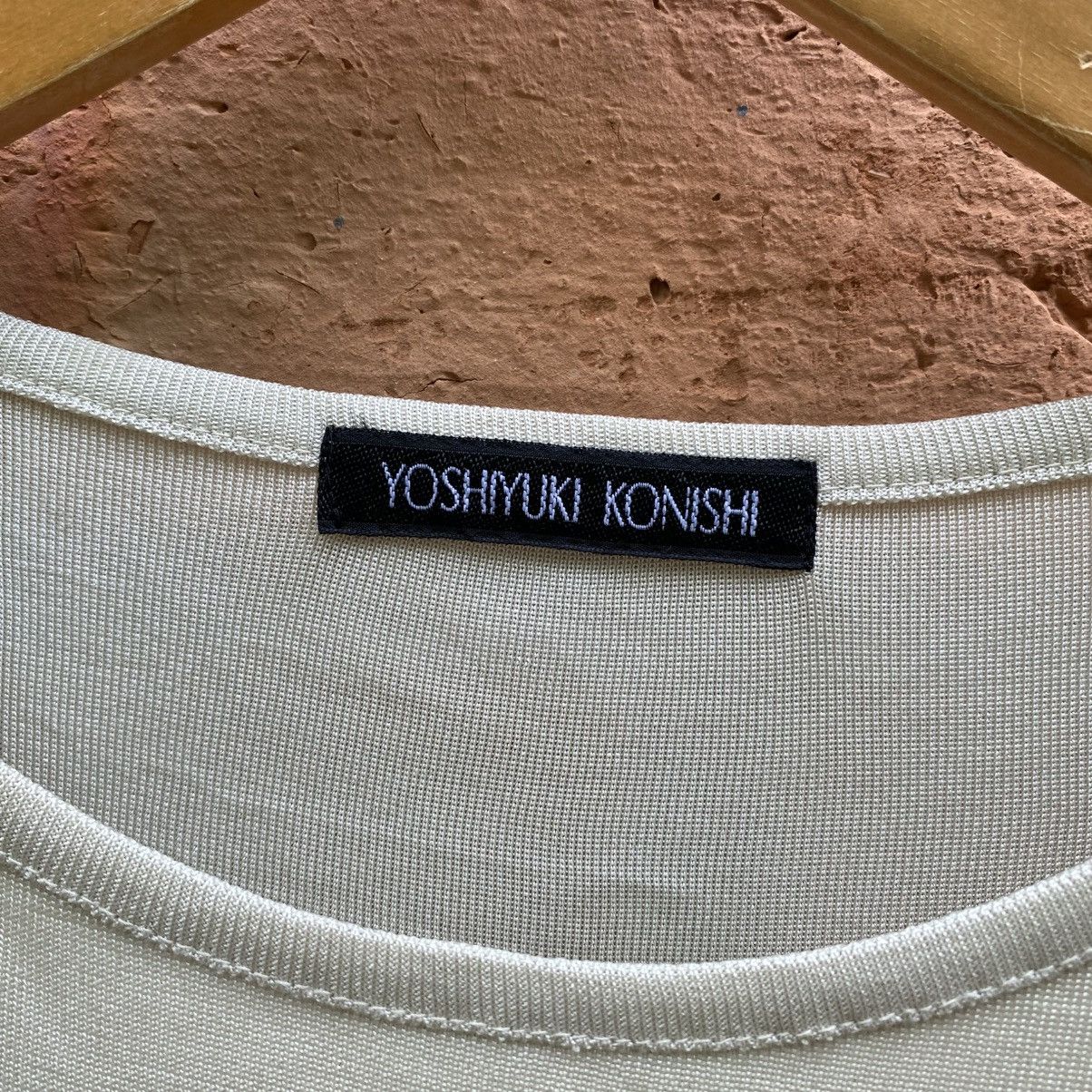 Yoshiyuki Konishi YOSHIYUKI KONISHI Soft Stretchy Fitted Tee – Beige Size M / US 6-8 / IT 42-44 - 6 Thumbnail