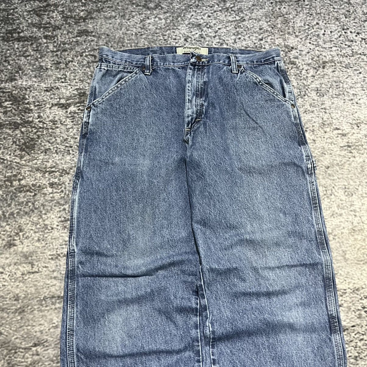 Wrangler Vintage Wrangler Carpenter Jeans Workwear Skater 2000s Y2K Size US 35 - 4 Thumbnail
