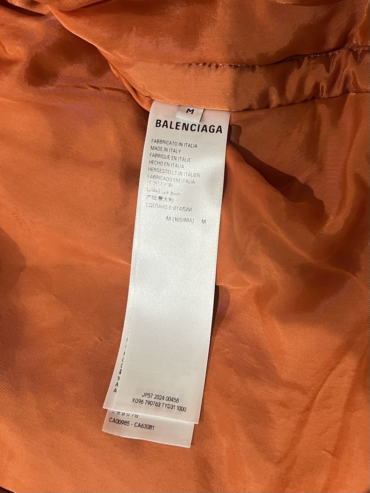 Balenciaga SU24 Double Sleeve Bomber Jacket Size US M / EU 48-50 / 2 - 9 Thumbnail