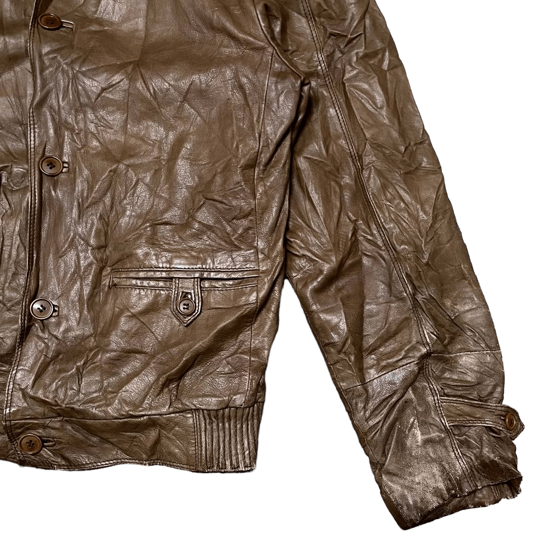 Valentino Vintage Valentino Pelle Lamb Skin Leather Jacket Size US S / EU 44-46 / 1 - 4 Thumbnail