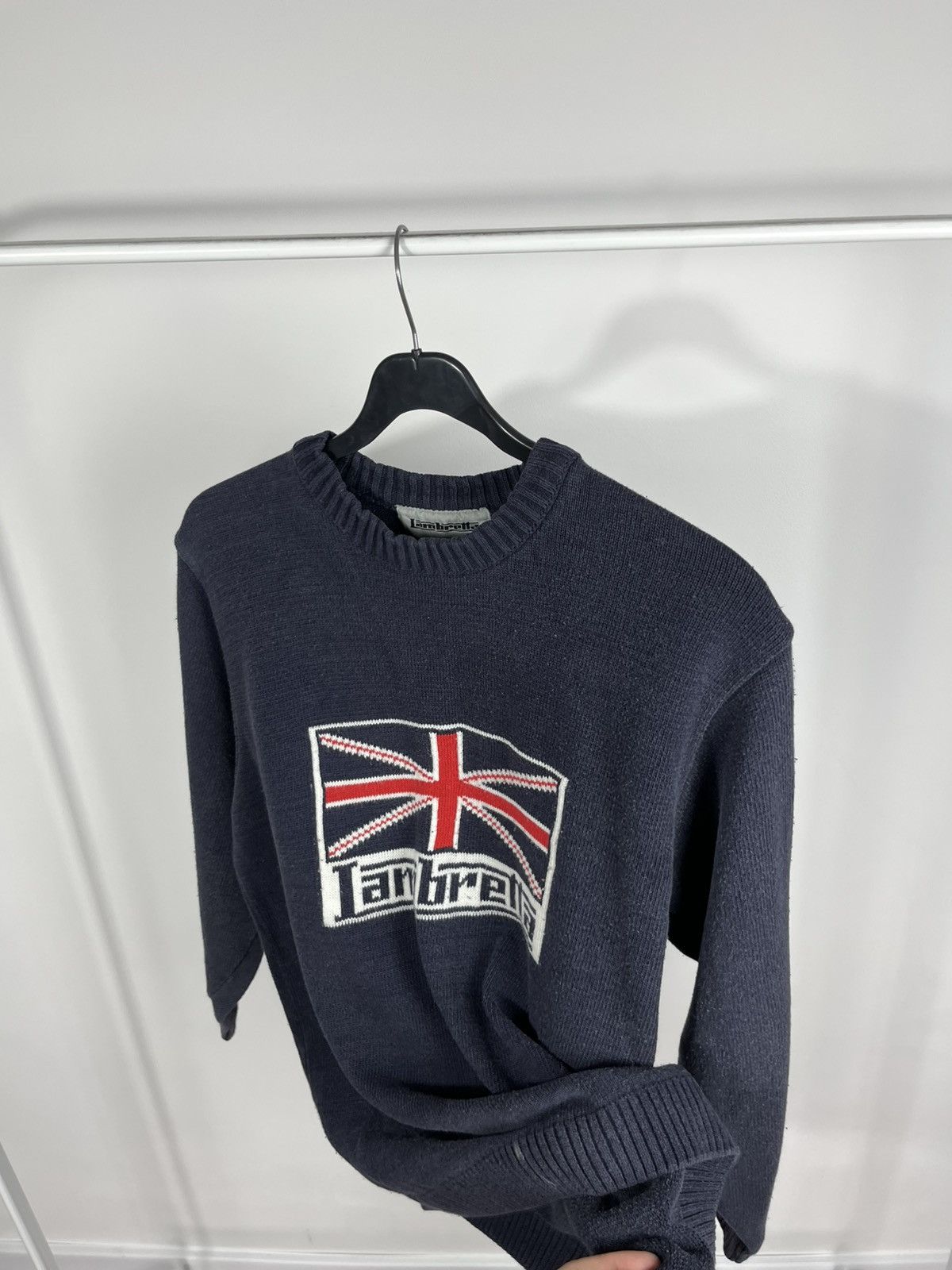 Lambretta Lambretta Union Jack Logo Knit Sweater Navy Mod Scooter M Size US M / EU 48-50 / 2 - 9 Thumbnail