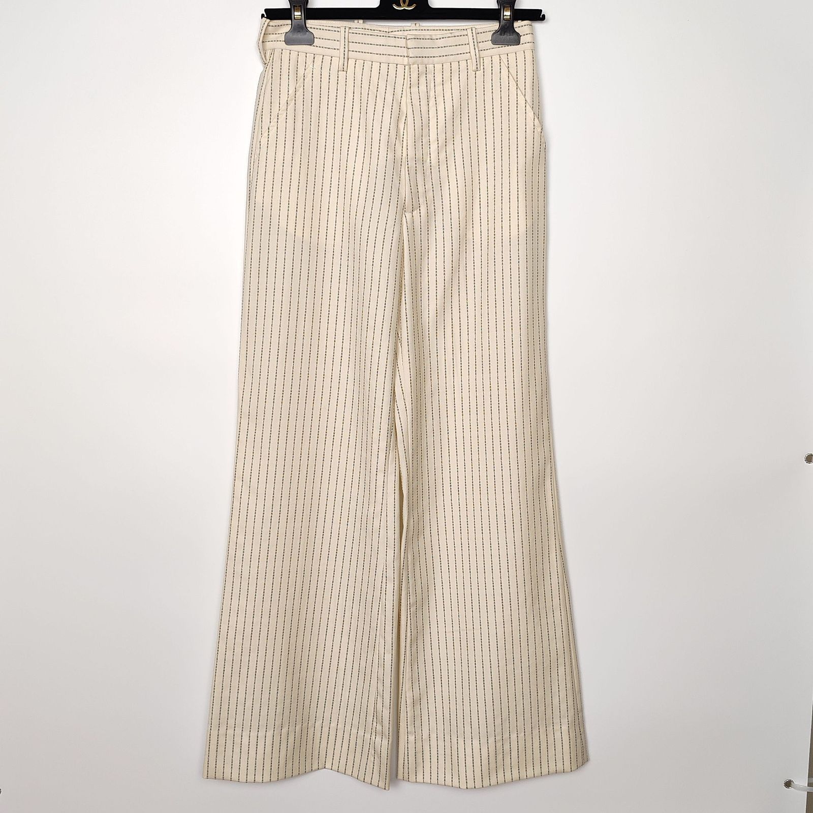 Maison Margiela Maison Margiela Pinstripe Pants IT 40 Size 27" / US 4 / IT 40 - 1 Thumbnail