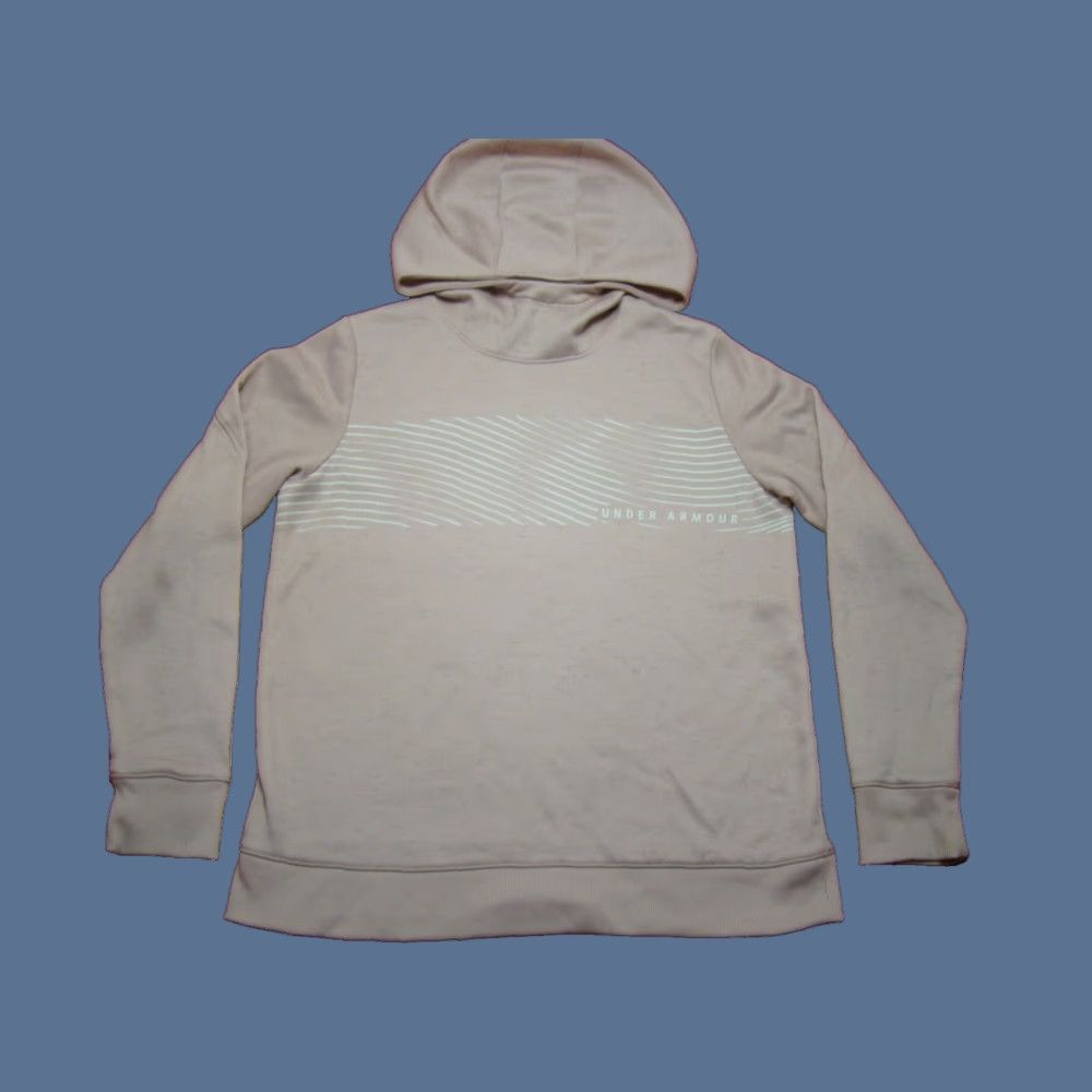Under Armour Under Armour Womens Cold Gear Pink Salmon Loose Fit Popover Hoodie RL Hoodie M Pink Womens, 90s? Size M / US 6-8 / IT 42-44 - 1 Thumbnail