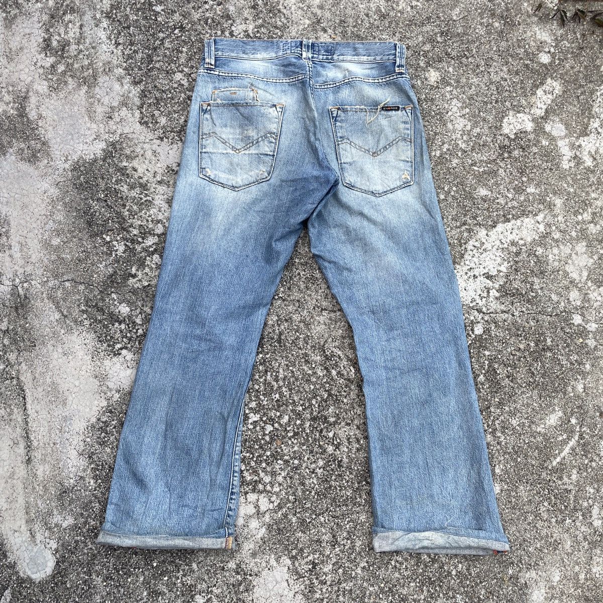 Energie Vintage Stevenson Energie Distressed Denim Jeans Size US 33 - 9 Thumbnail
