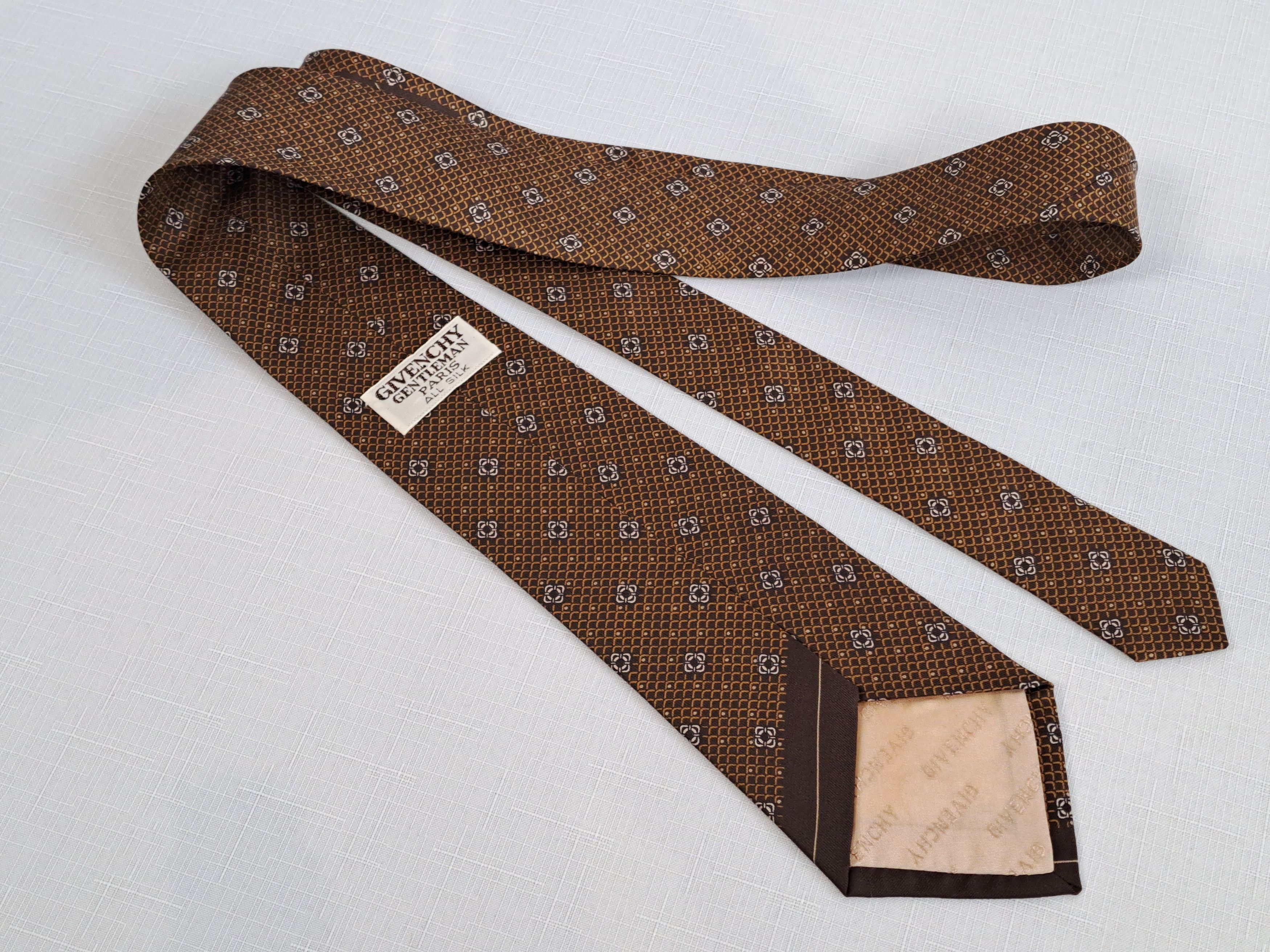 Givenchy × Vintage Vintage Givenchy Gentleman Paris silk tie. Size ONE SIZE - 3 Thumbnail