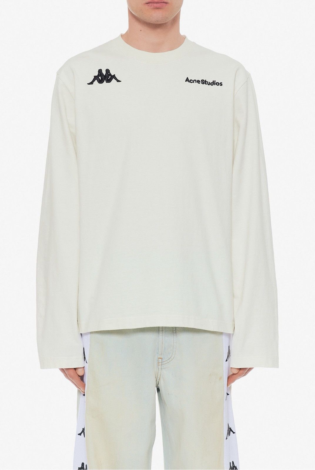 Acne Studios Last Acne Studios x Kappa Logo Long-Sleeve Cotton T-Shirt Size US S / EU 44-46 / 1 - 1 Thumbnail