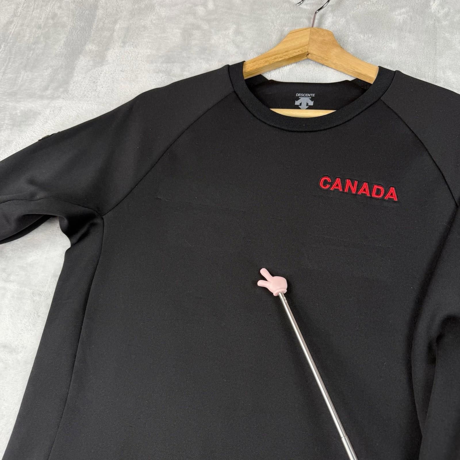 Descente Descente Canada Ski Cross Sweatshirt Black Men Size M Space Size US M / EU 48-50 / 2 - 6 Thumbnail