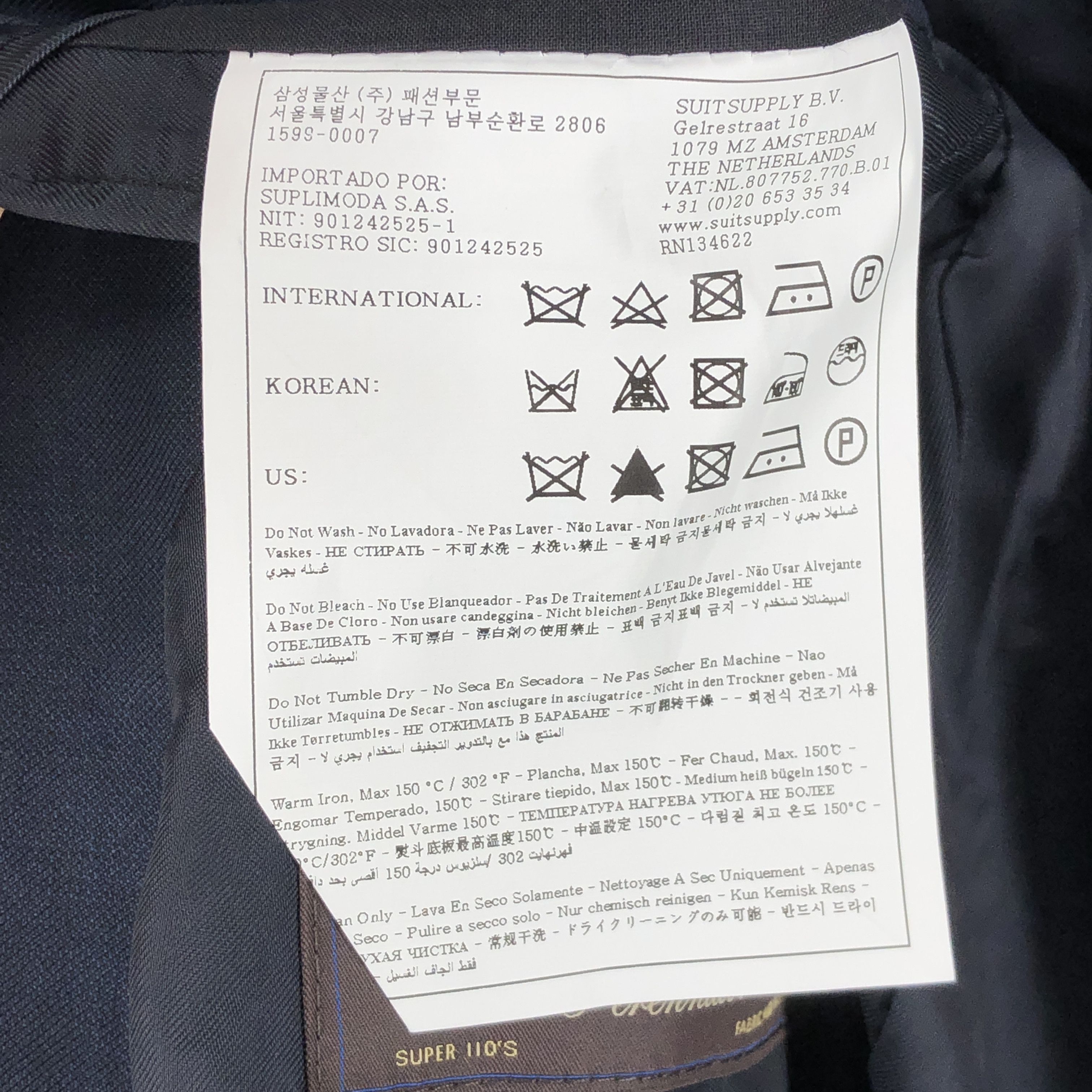 Suitsupply Lazio Single Breasted Wool Blazer Size EU:46; UK:36; US:36S Size 36S - 9 Thumbnail