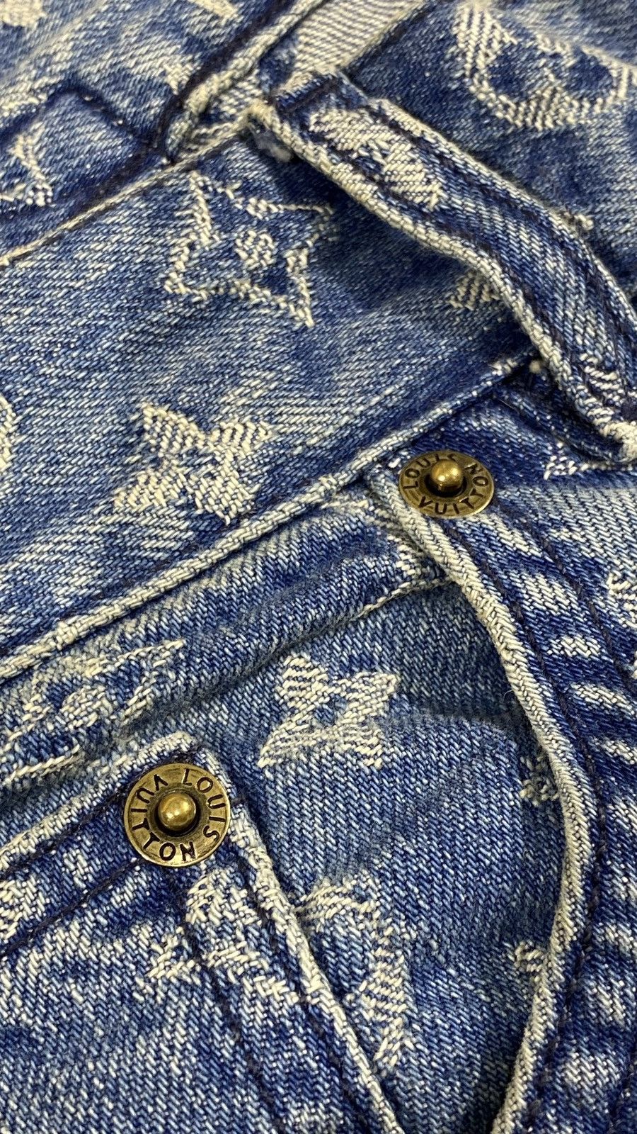 Louis Vuitton × Supreme Louis Vuitton X SUPREME 1 OF 1 Sample Carpenter Denim Jeans Size US 30 / EU 46 - 5 Thumbnail