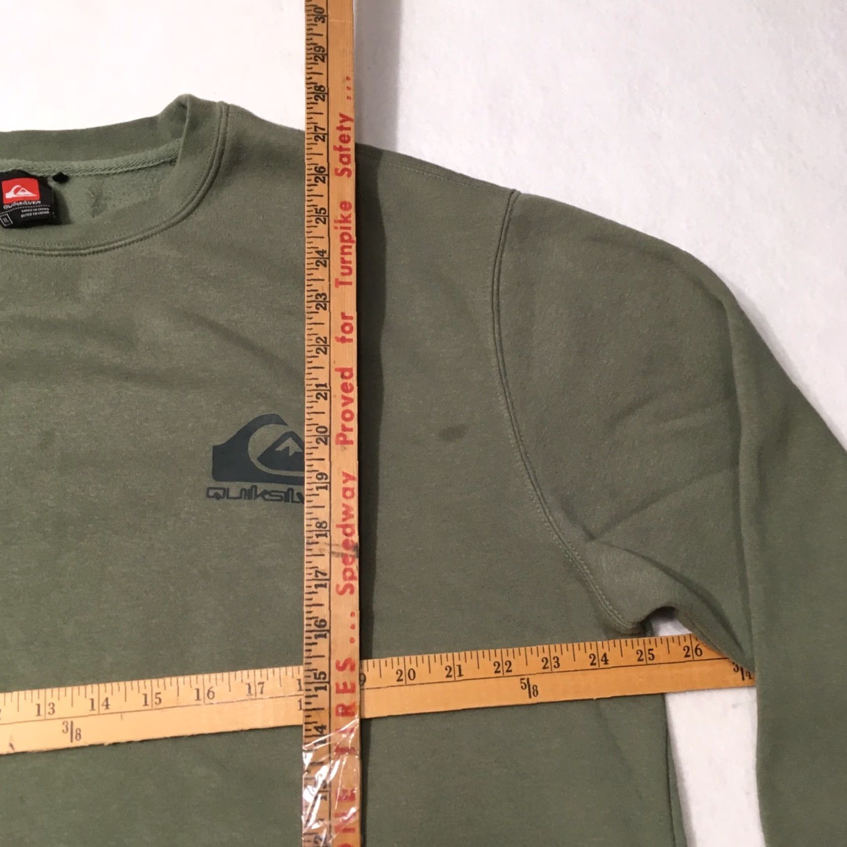Quiksilver Quicksilver Men’s Crewneck Sweatshirt Green XL Fleece Lined Pullover Regular Size XS? Size US XL / EU 56 / 4 - 4 Thumbnail