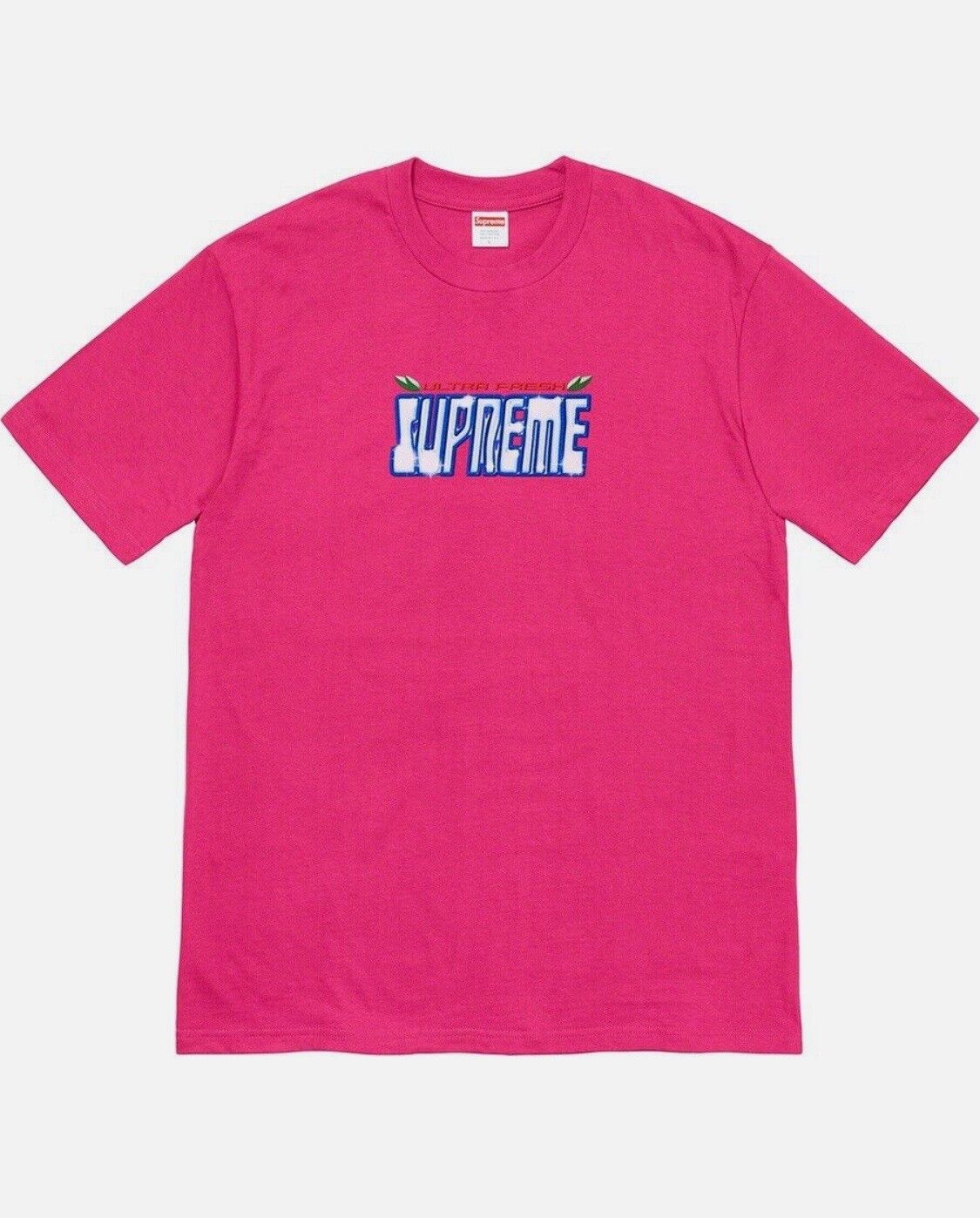 Supreme Supreme Ultra Fresh Tee Pink F/W 2020 SZ XL Size US XL / EU 56 / 4 - 4 Thumbnail