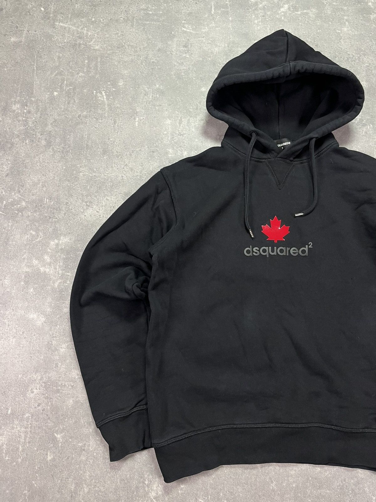 Dsquared2 Dsquared2 Washed Faded Black Logo HoodieS Size US S / EU 44-46 / 1 - 3 Thumbnail