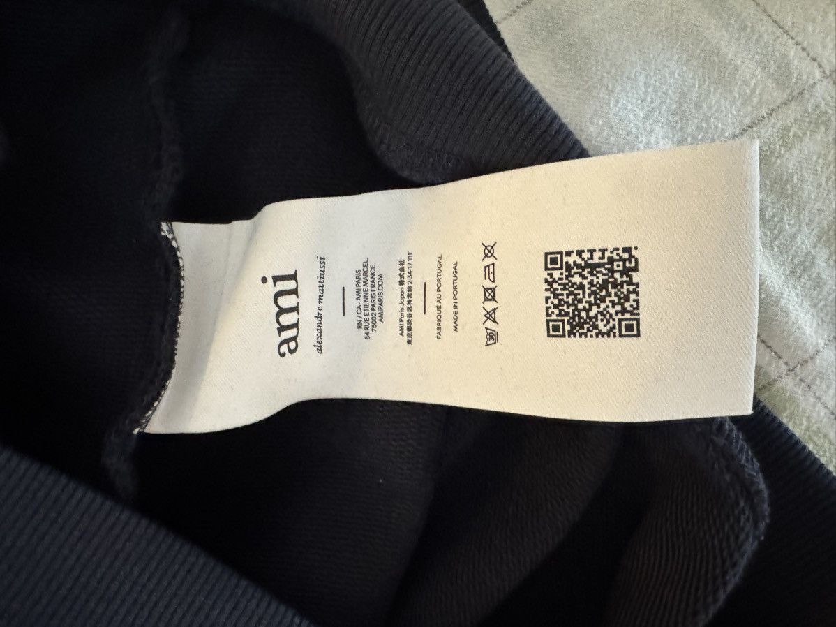 AMI Ami de Coeur Navy Crewneck Size US XL / EU 56 / 4 - 4 Thumbnail
