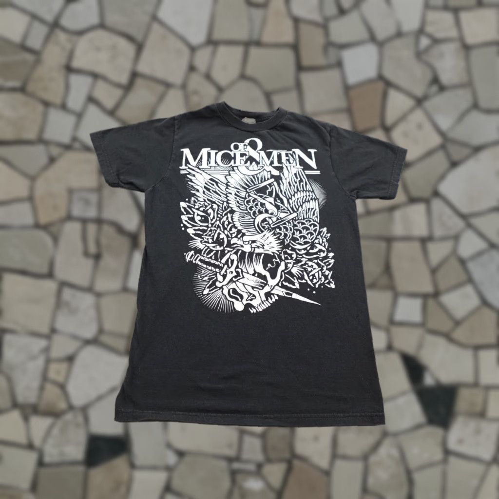 Vintage Of Mice & Men Shirt Mens Small Black White Flash Art Metalcore Hardcore Band Tee Size US S / EU 44-46 / 1 - 1 Thumbnail