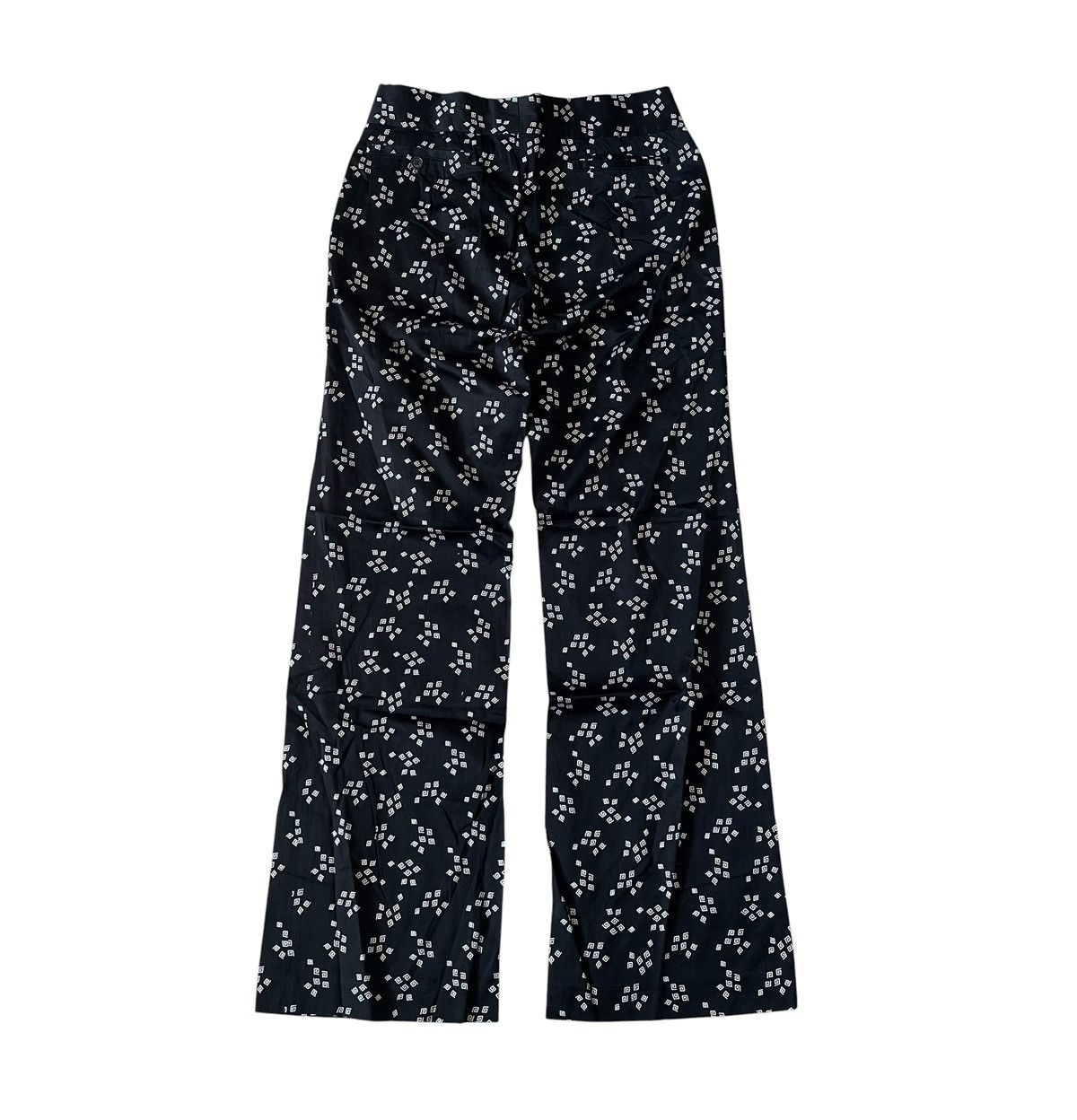 Comme des Garcons Cdg cdg printed flared wideleg black trousers Size US 29 - 5 Thumbnail