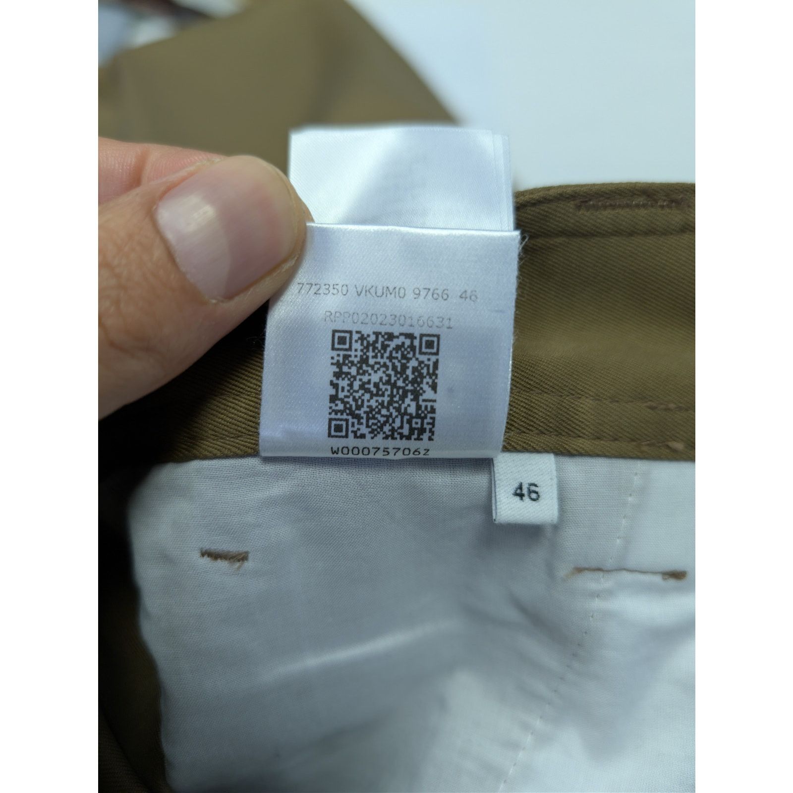 Bottega Veneta o1rshd1 Cotton Gabardine Cargo Trousers Pants Sand / Beige Size US 30 / EU 46 - 22 Thumbnail
