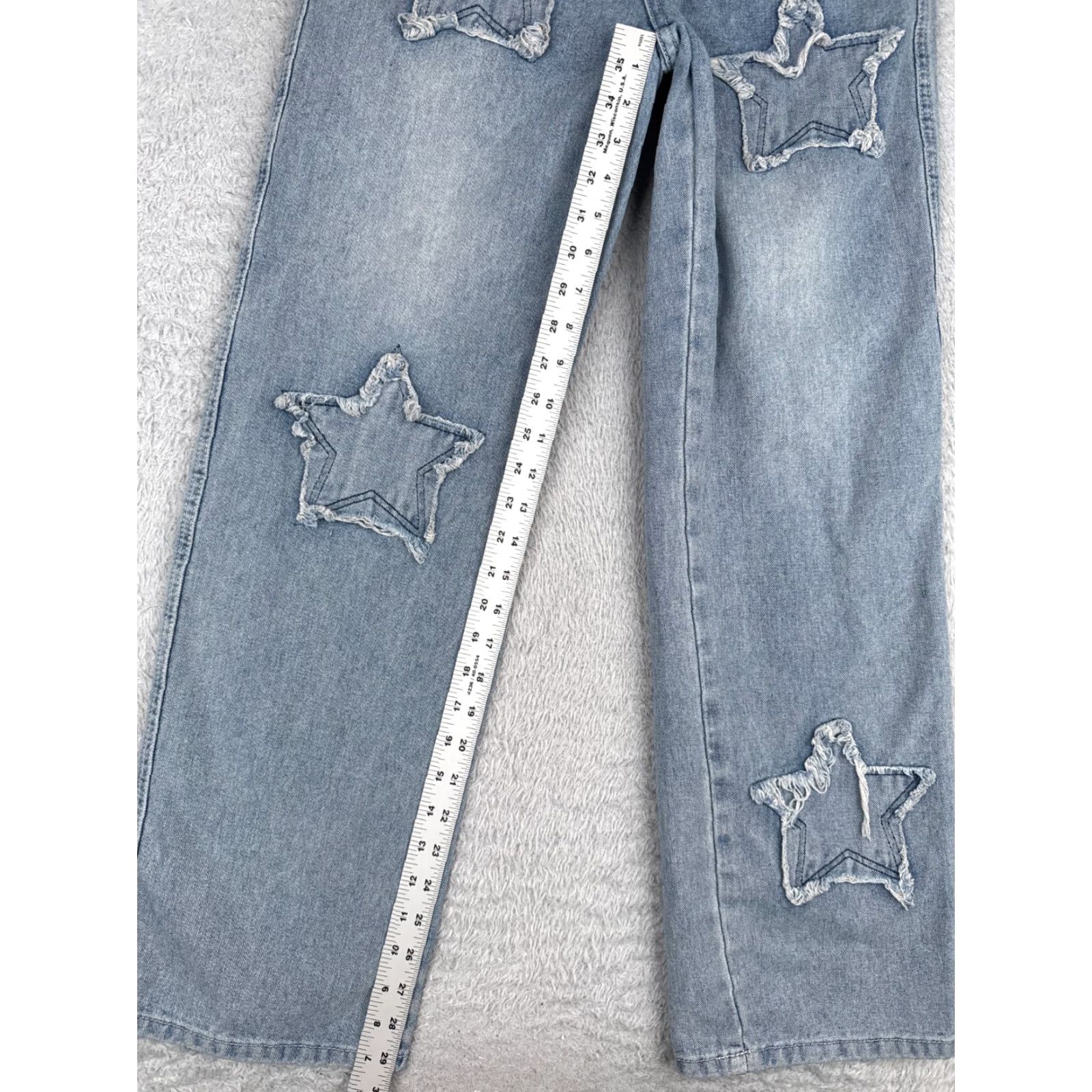 Vintage Vintage Unbranded Women’s Wide-Leg Jeans 26 Blue Denim High Rise Cotton Spandex Fall Summer Spring Winter Size 26" / US 2 / IT 38 - 7 Thumbnail