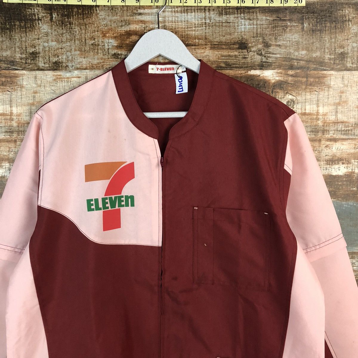 Japanese Brand 7 Eleven vintage Pink Shirt #A2477 Size US L / EU 52-54 / 3 - 5 Thumbnail