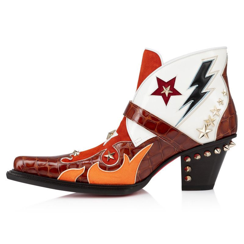 Christian Louboutin oc11z0126 Kennywood Alta 75MM in Multicolor Size US 5 / IT 35 - 3 Thumbnail