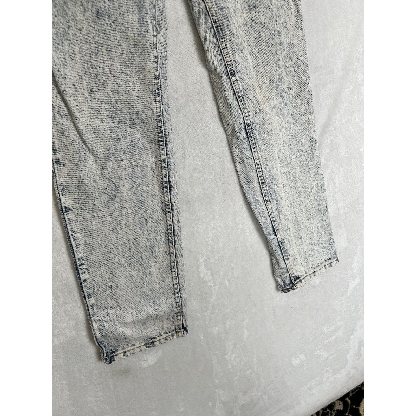 Lee Vintage Lee Acid Wash Blue Denim Jeans Size 26x30 Made In US Size 26" / US 2 / IT 38 - 2 Thumbnail
