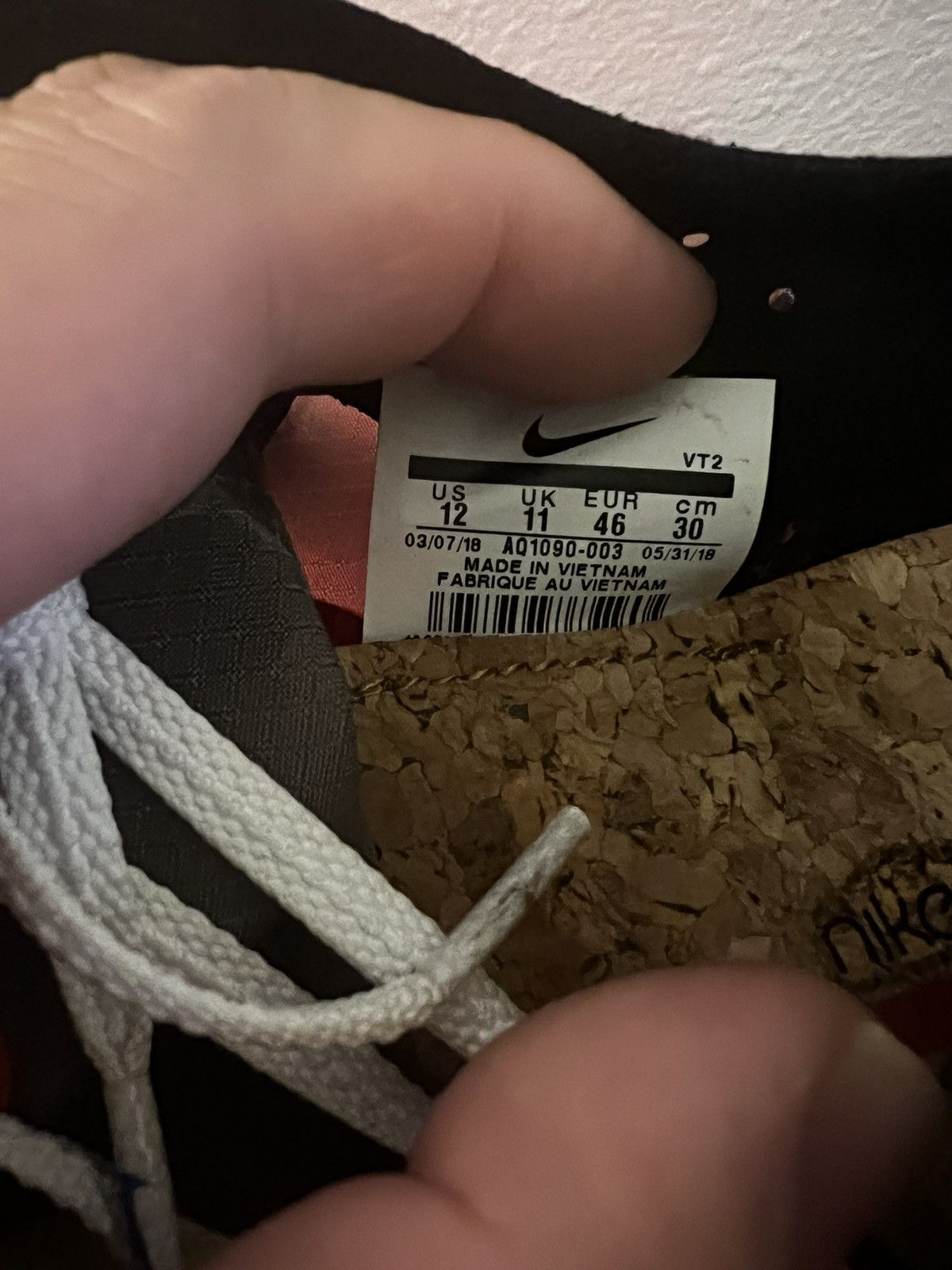 Nike React Element 87 Dark Grey Size US 12 / EU 45 - 7 Thumbnail