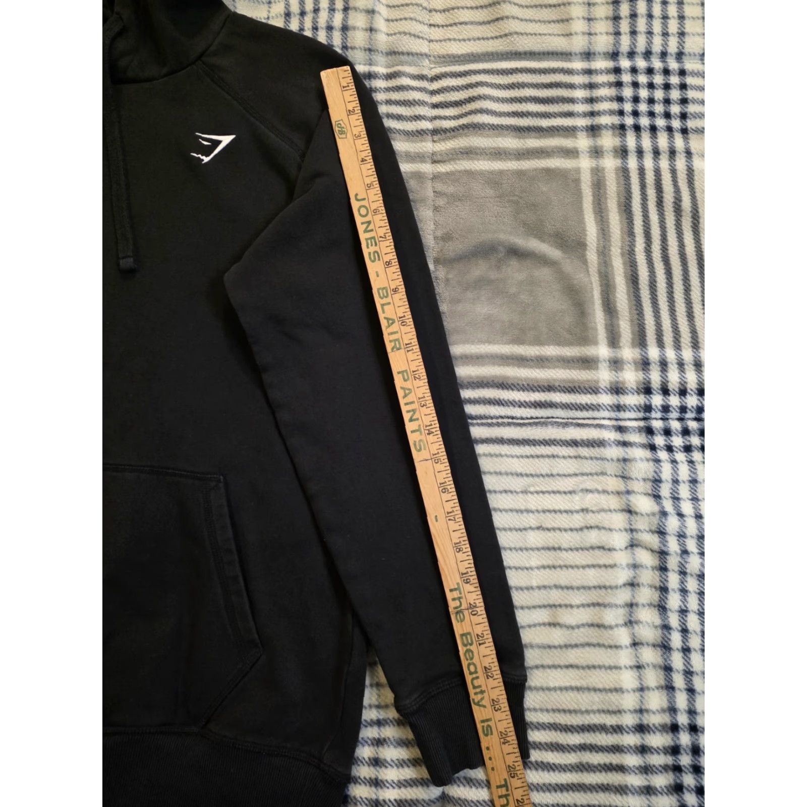 Gymshark Gymshark Embroidered Crest Hoodie Pullover Black Mens Size Large Gym Performance Size US L / EU 52-54 / 3 - 7 Thumbnail