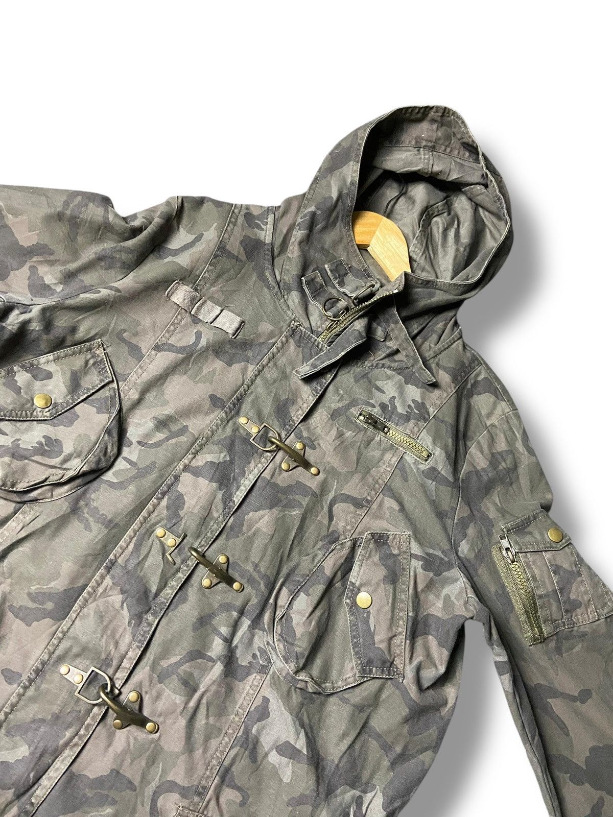 Japanese Brand Crazy Angel Multi pocket Camouflage Jacket (142) Size US S / EU 44-46 / 1 - 4 Thumbnail