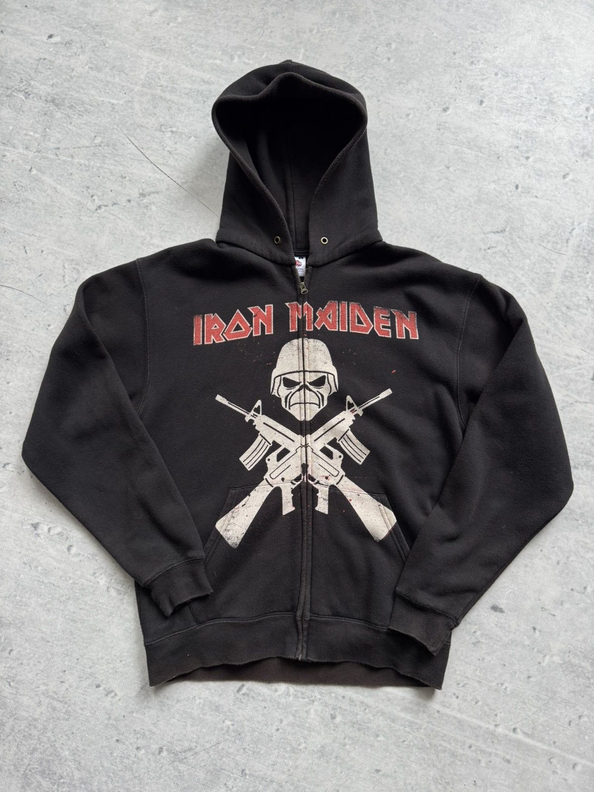 Iron Maiden Iron Maiden zip hoodie War big logo Size US S / EU 44-46 / 1 - 2 Thumbnail