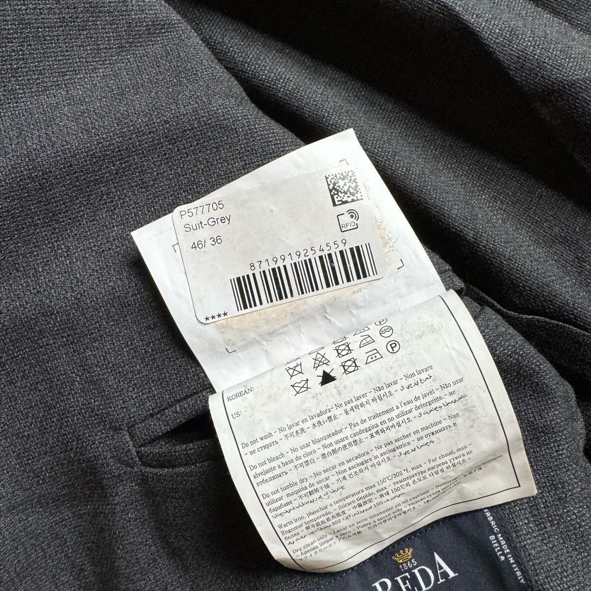 Suitsupply Suitsupply Havana Patch UL Pure Wool Slim Blazer Men’s 46 Size 46S - 8 Thumbnail