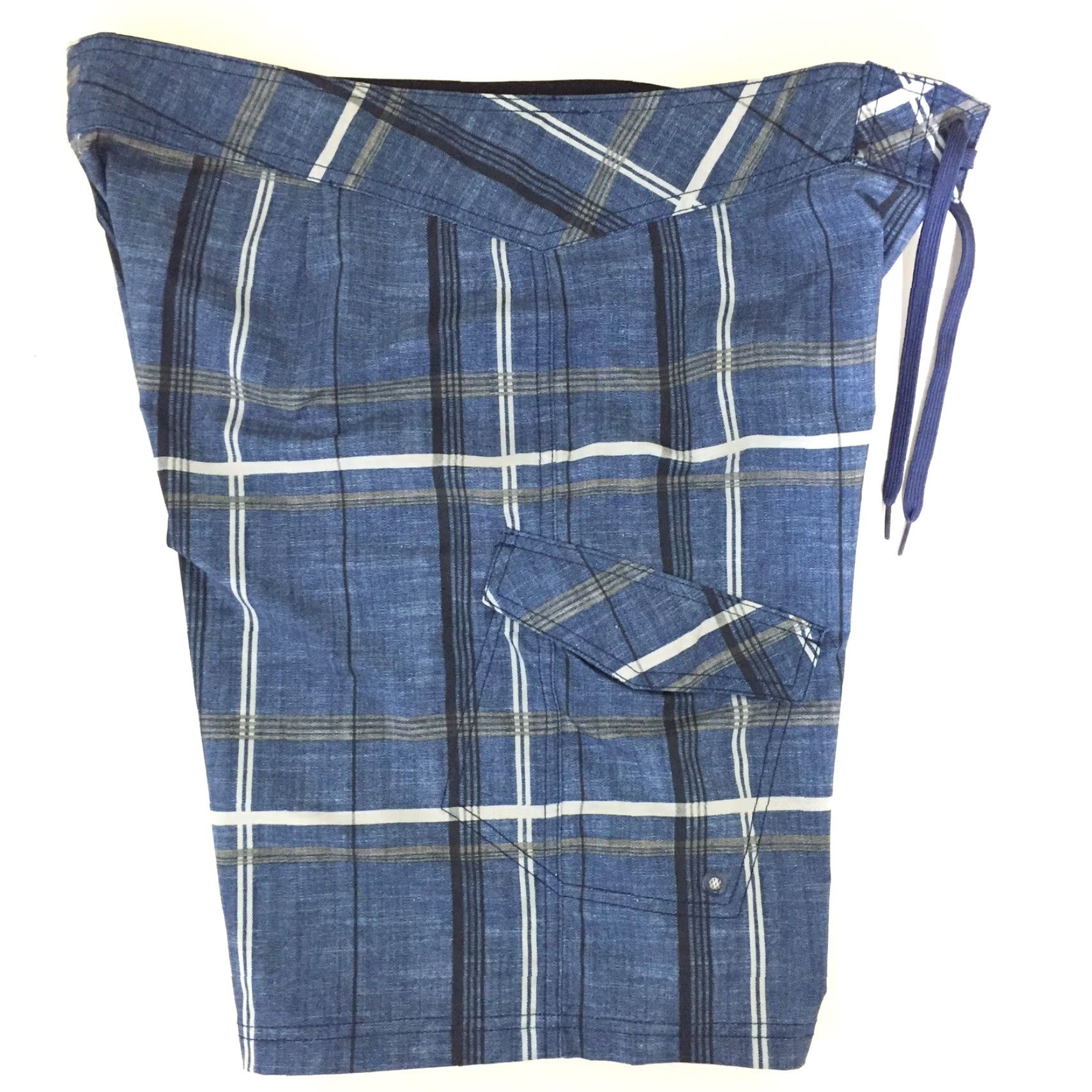 Mossimo Mossimo Trunks Mens Size 38 Bottom Swim Blue Plaid Size US 38 / EU 54 - 6 Thumbnail