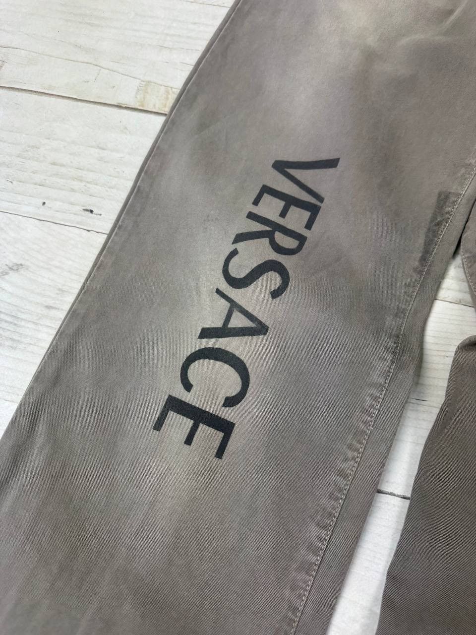 Versace Jeans Couture Vintage Versace Jeans Couture Baggy Big Logo Denim Pants 90s Size US 36 / EU 52 - 6 Thumbnail