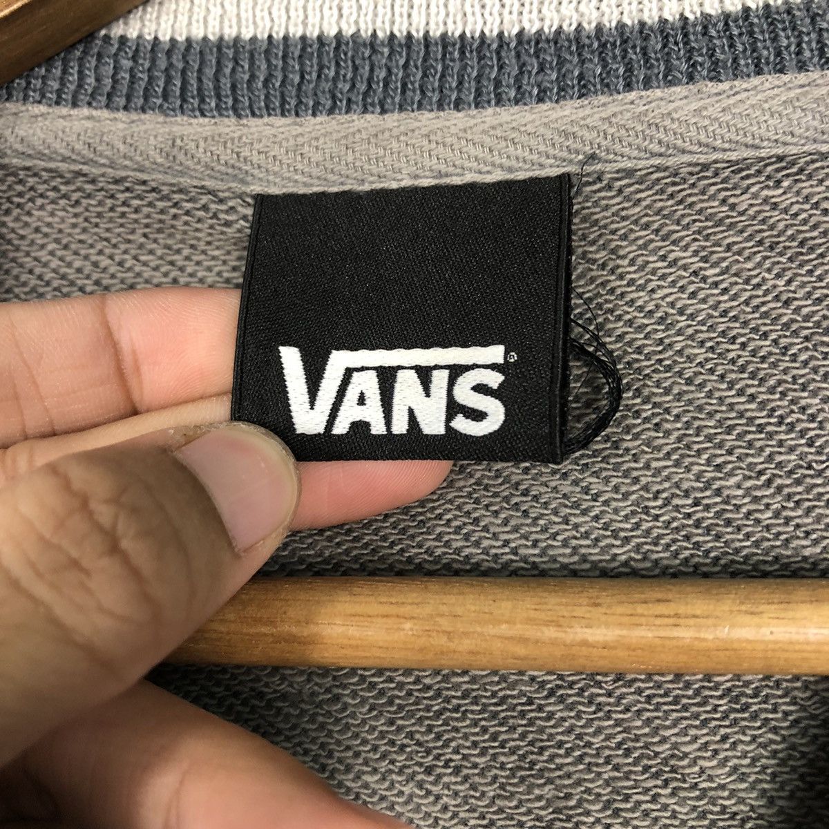 Japanese Brand 📌Rich Grey Vintage Zipper Sweater Vans Skeleton Design Size US M / EU 48-50 / 2 - 20 Thumbnail