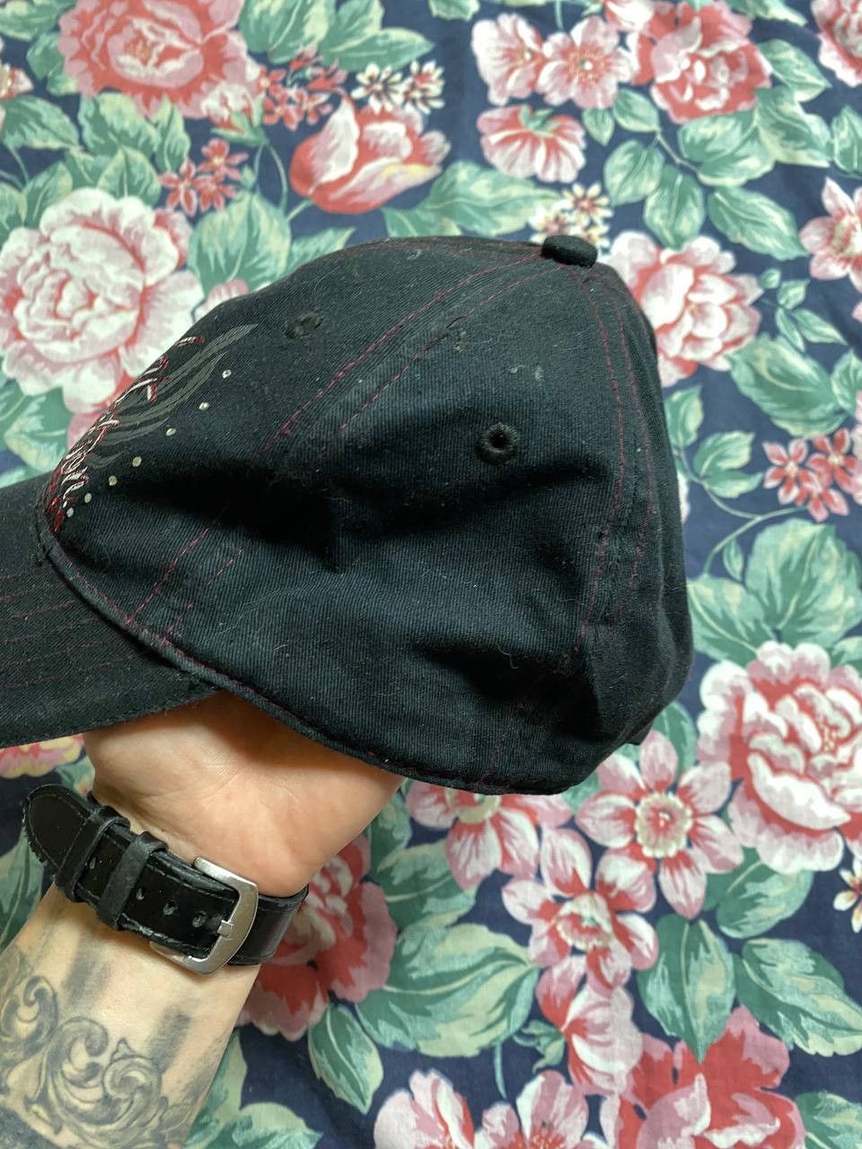 Other Vintage Harley Davidson Racing Flame Logo adjustable cap hat Size ONE SIZE - 8 Thumbnail