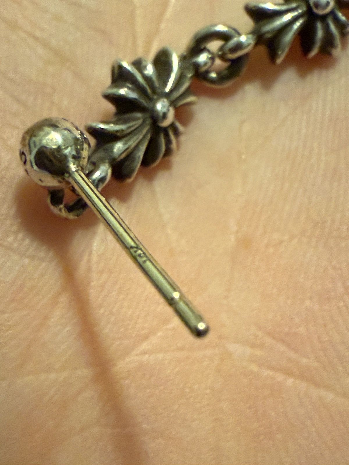Chrome Hearts Chrome Hearts Triple Cross Drop Earrings Size ONE SIZE - 8 Thumbnail