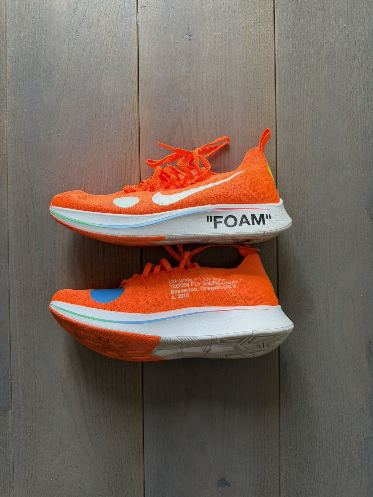 Nike × Off-White OFF-WHITE X NIKE running shoes Size US 9 / EU 42 - 4 Thumbnail