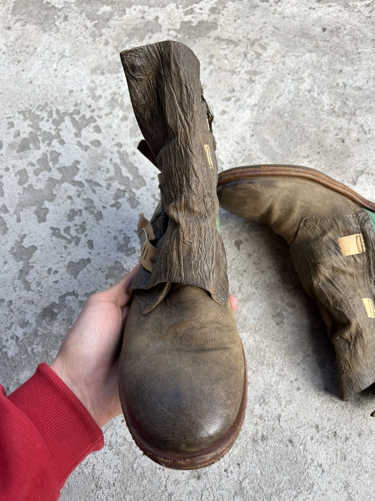 A.S.98 A.S.98 Airstep High Anke Leather Boots Shoes like Guidi Y2K Size US 9 / IT 39 - 3 Thumbnail