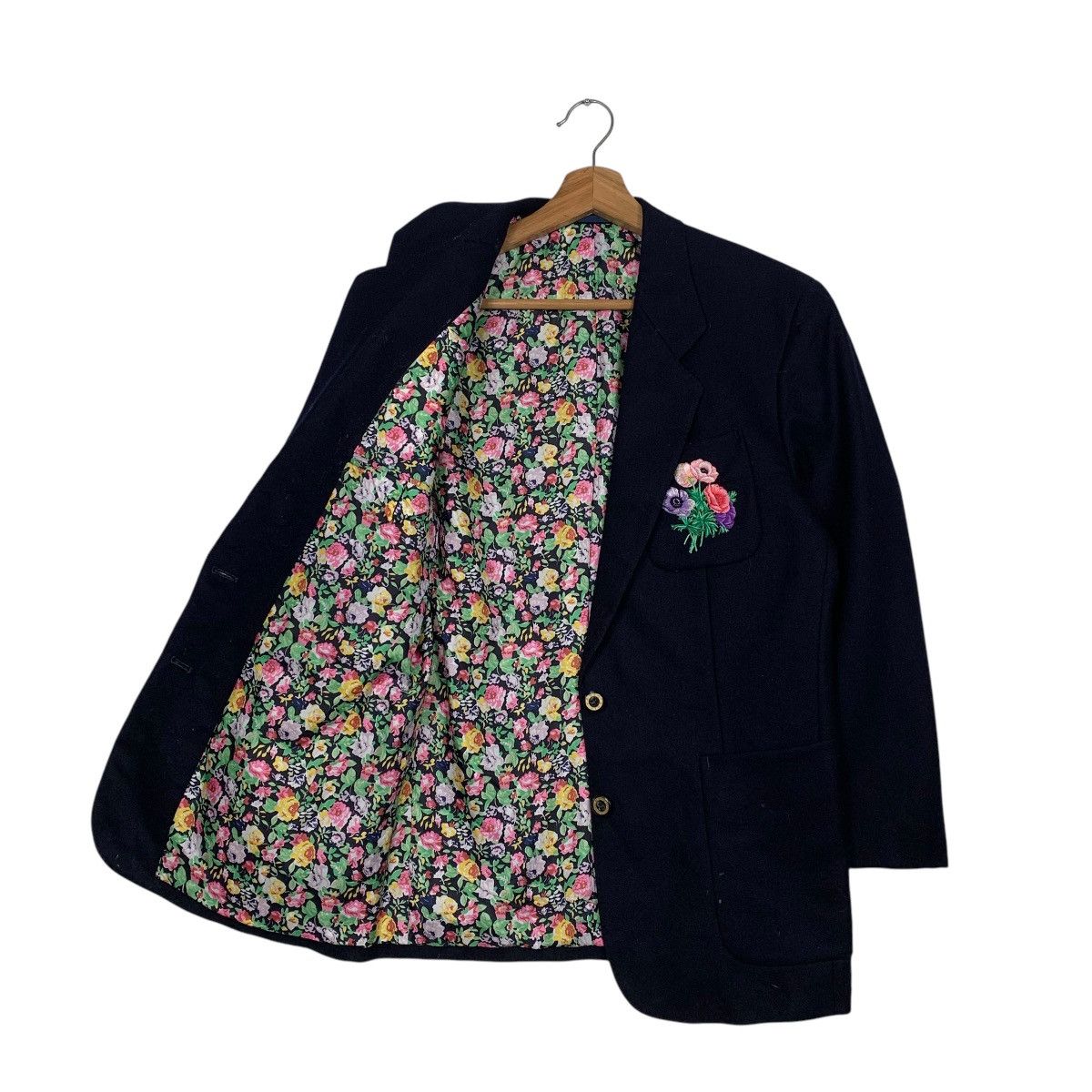 Kenzo Kenzo Flower Design Casual Jacket Size S / US 4 / IT 40 - 9 Thumbnail