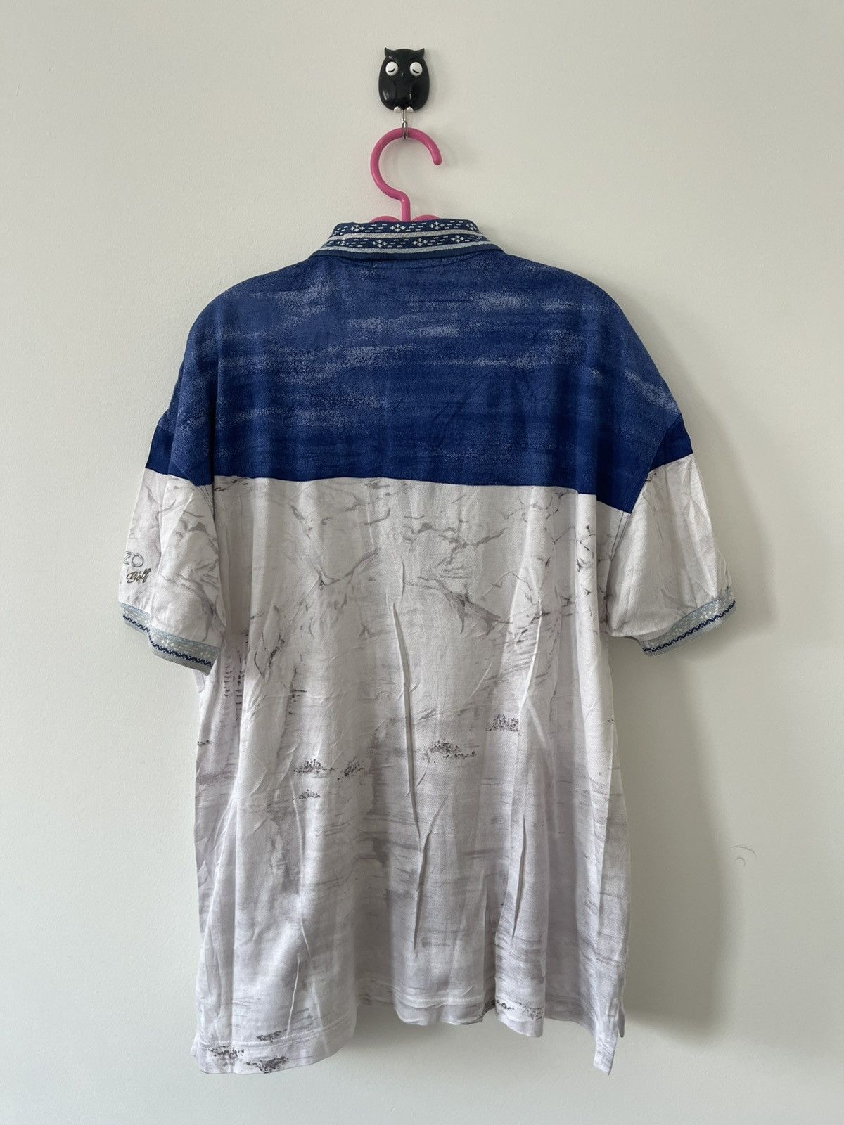 Kenzo Rare Vintage KENZO Golf Mount Rushmore Sculpture Art Polo Size US L / EU 52-54 / 3 - 9 Thumbnail