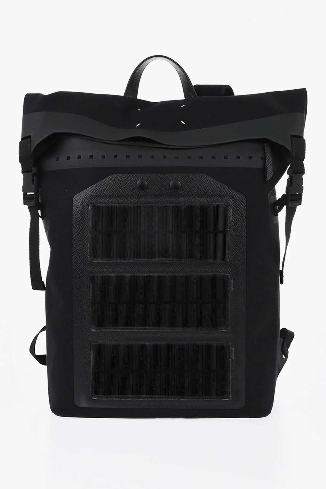 Maison Margiela og1mm0326 Size: OS / Mackintosh Fabric Backpack in Black Size ONE SIZE - 1 Thumbnail