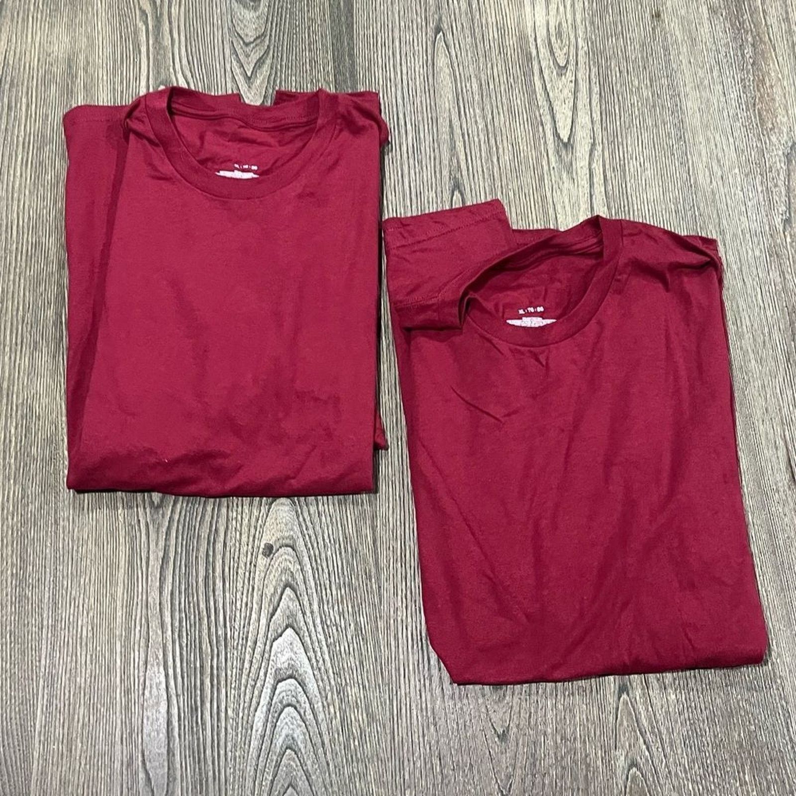 Vintage NWOT 2 Pack Mens T-Shirts Crew Neckline Short Sleeve Size XL Size US XL / EU 56 / 4 - 1 Thumbnail