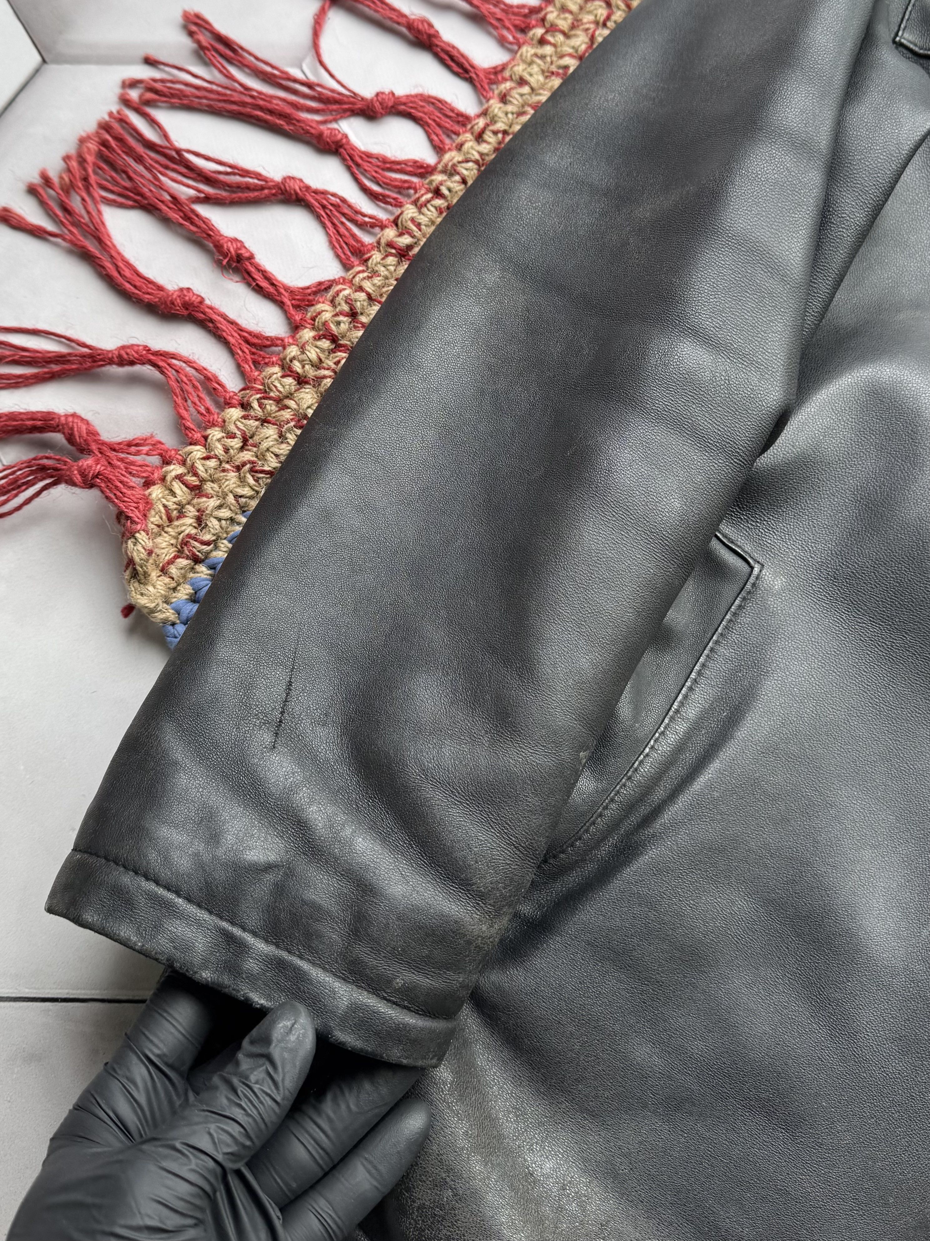 Japanese Brand Vintage Leather Jacket (E4) Size US M / EU 48-50 / 2 - 2 Thumbnail