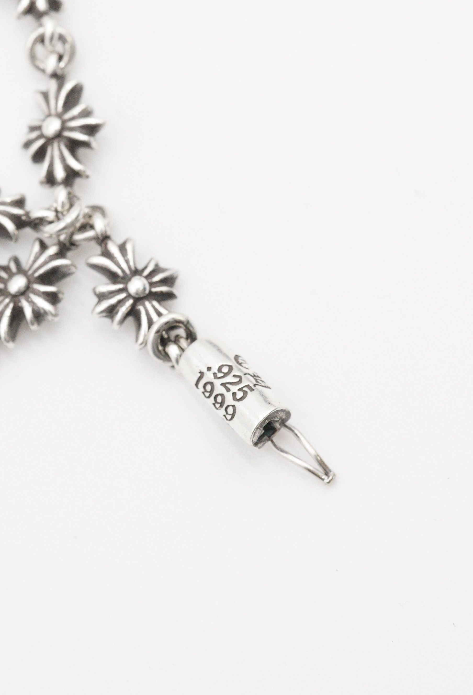 Chrome Hearts Chrome Hearts 925 Silver Tiny E Bracelet - 12L Size ONE SIZE - 9 Thumbnail
