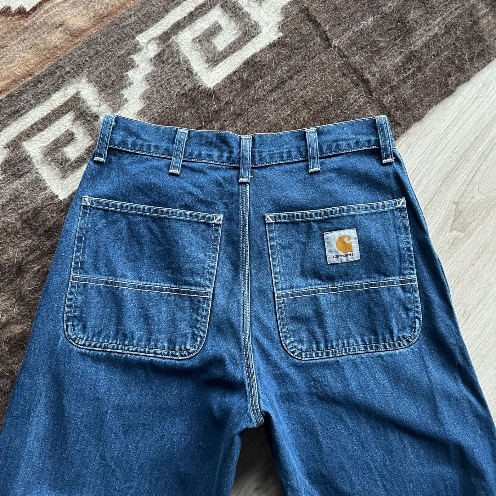 Carhartt Wip Carhartt WIP Simple Pant Denim Work Jeans 9626AC Size US 30 / EU 46 - 7 Thumbnail