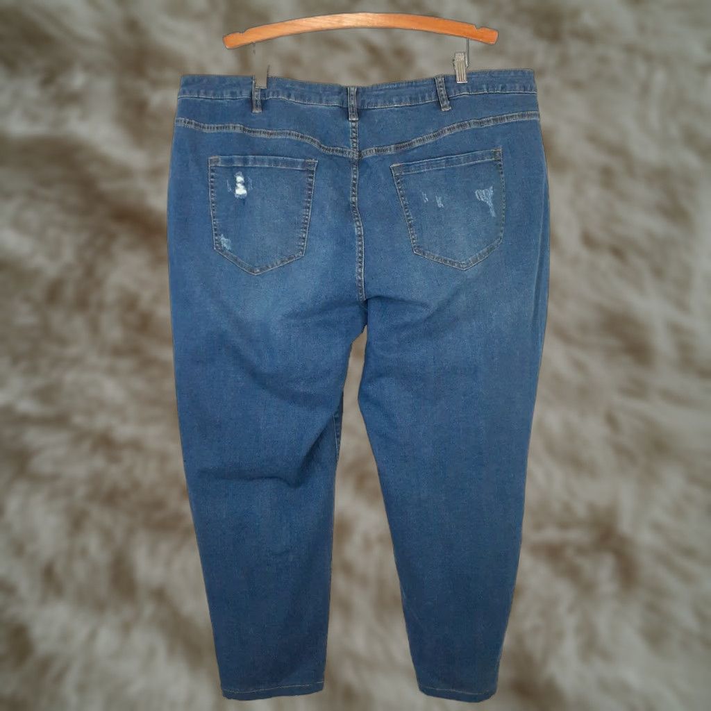 Vintage Lane Bryant Jeans Boyfriend Paint Splatter Distressed Stretch 46x28 Size 26 Size 26" / US 2 / IT 38 - 1 Thumbnail