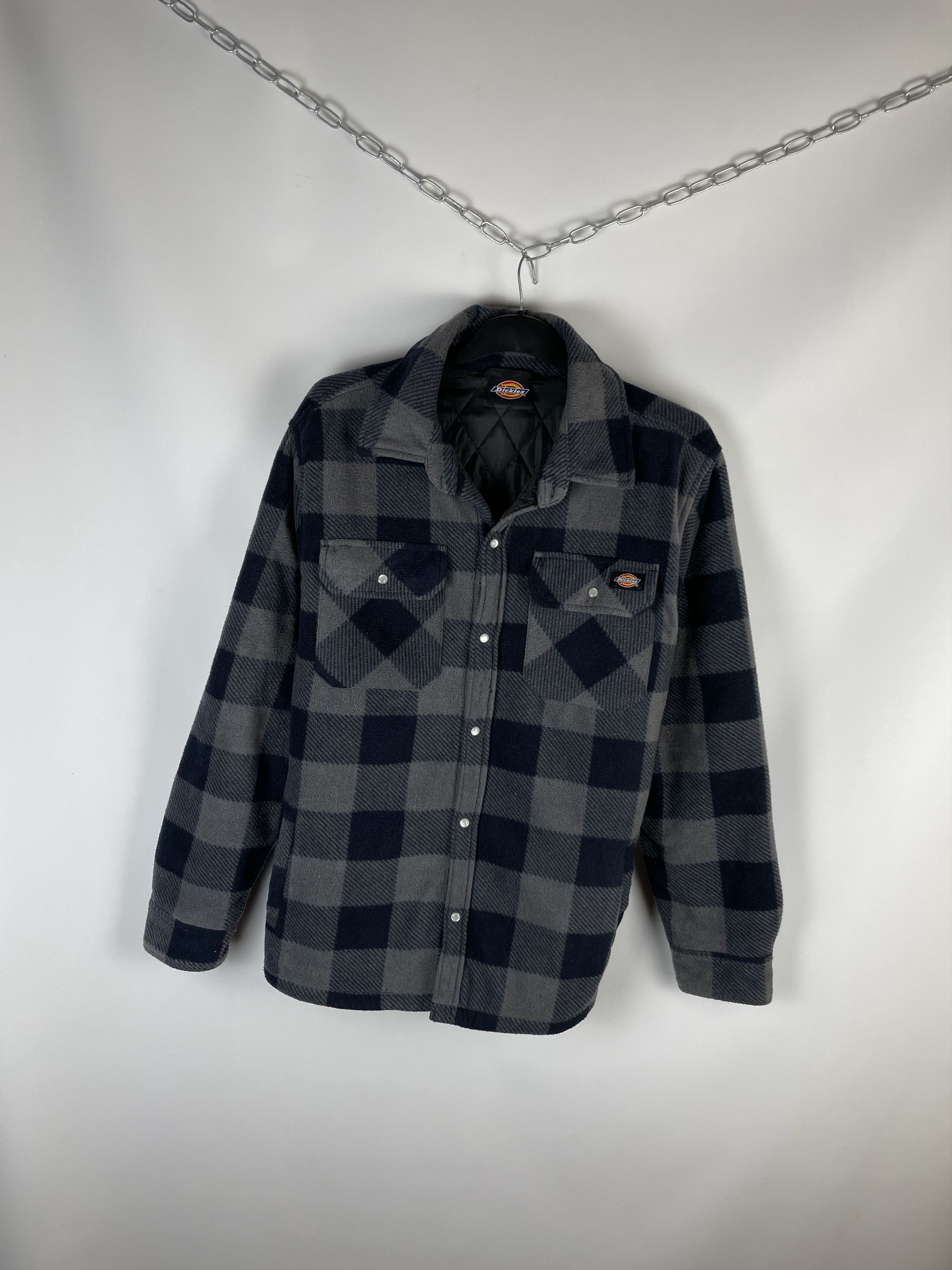 Dickies Vintage Dickies Portland Padded Fleece Plaid Shirt Jacket Size US XL / EU 56 / 4 - 2 Thumbnail
