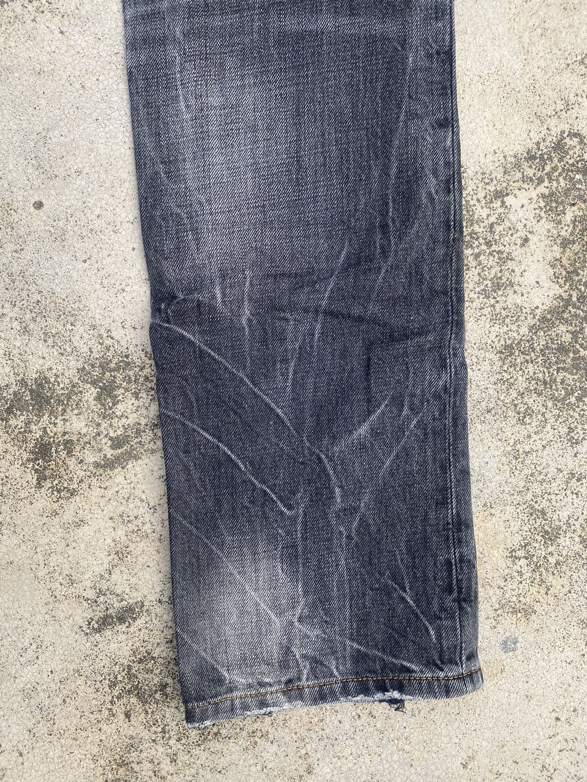 If Six Was Nine Japanese Brand Semantic Clawmark Straightcut Denim Jeans Size US 31 - 23 Thumbnail