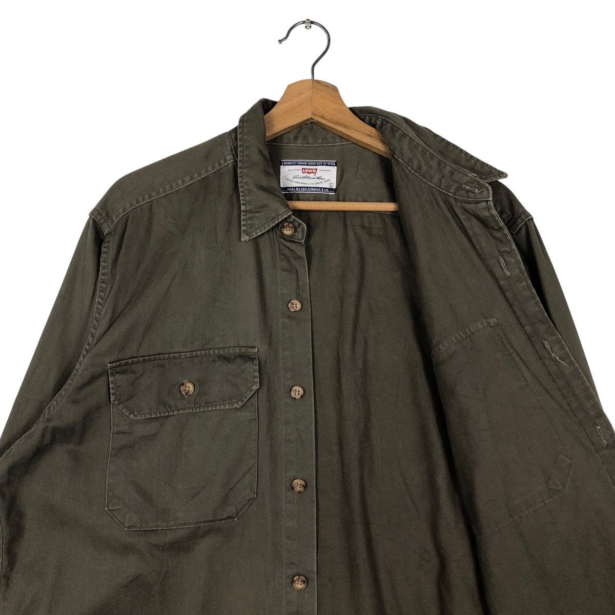 Levi's 🔥Vintage Levi’s Shirr Jacket Button Size US L / EU 52-54 / 3 - 12 Thumbnail