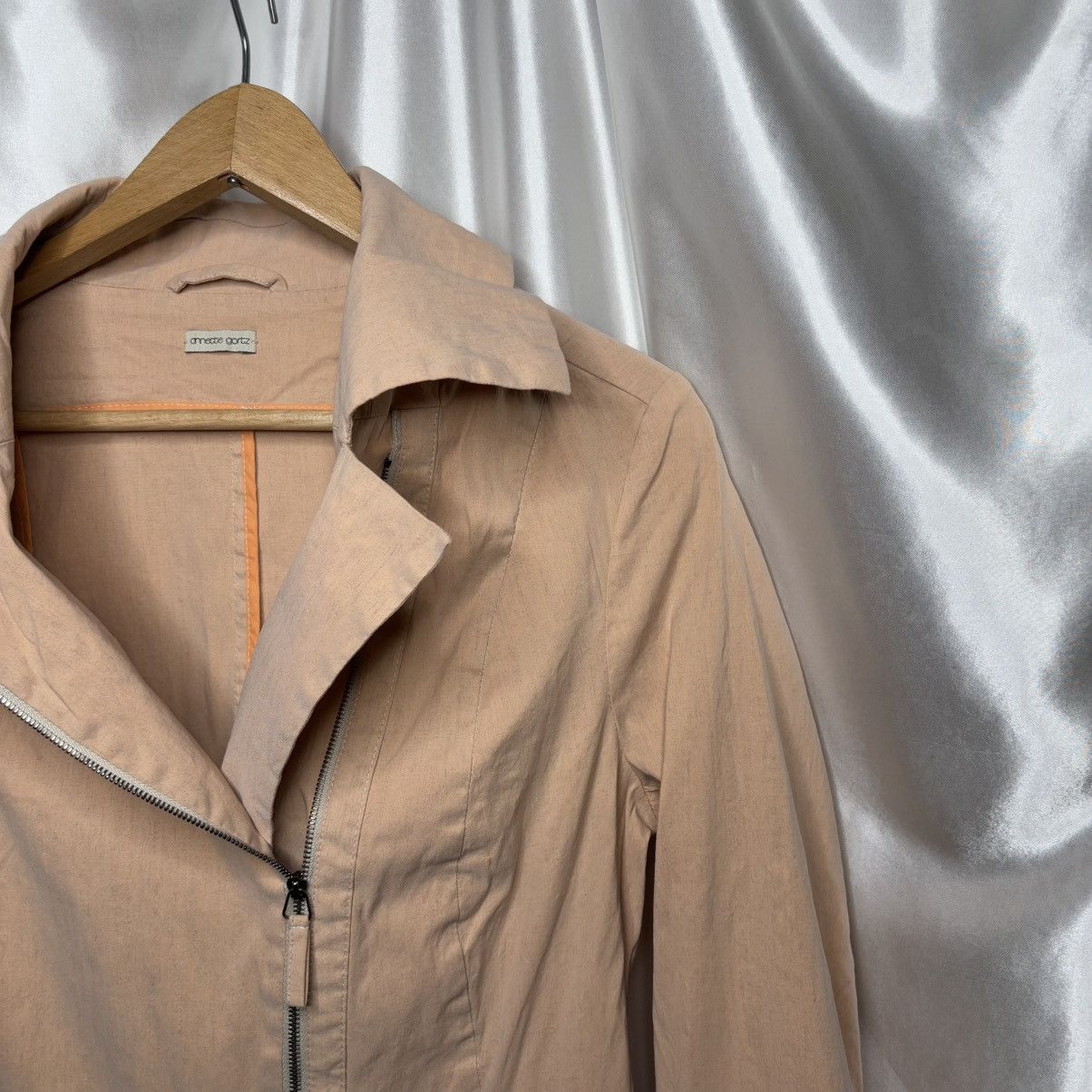 Annette Gortz jacket blazer annette görtz pink biker jacket elastic pink Size S / US 4 / IT 40 - 5 Thumbnail
