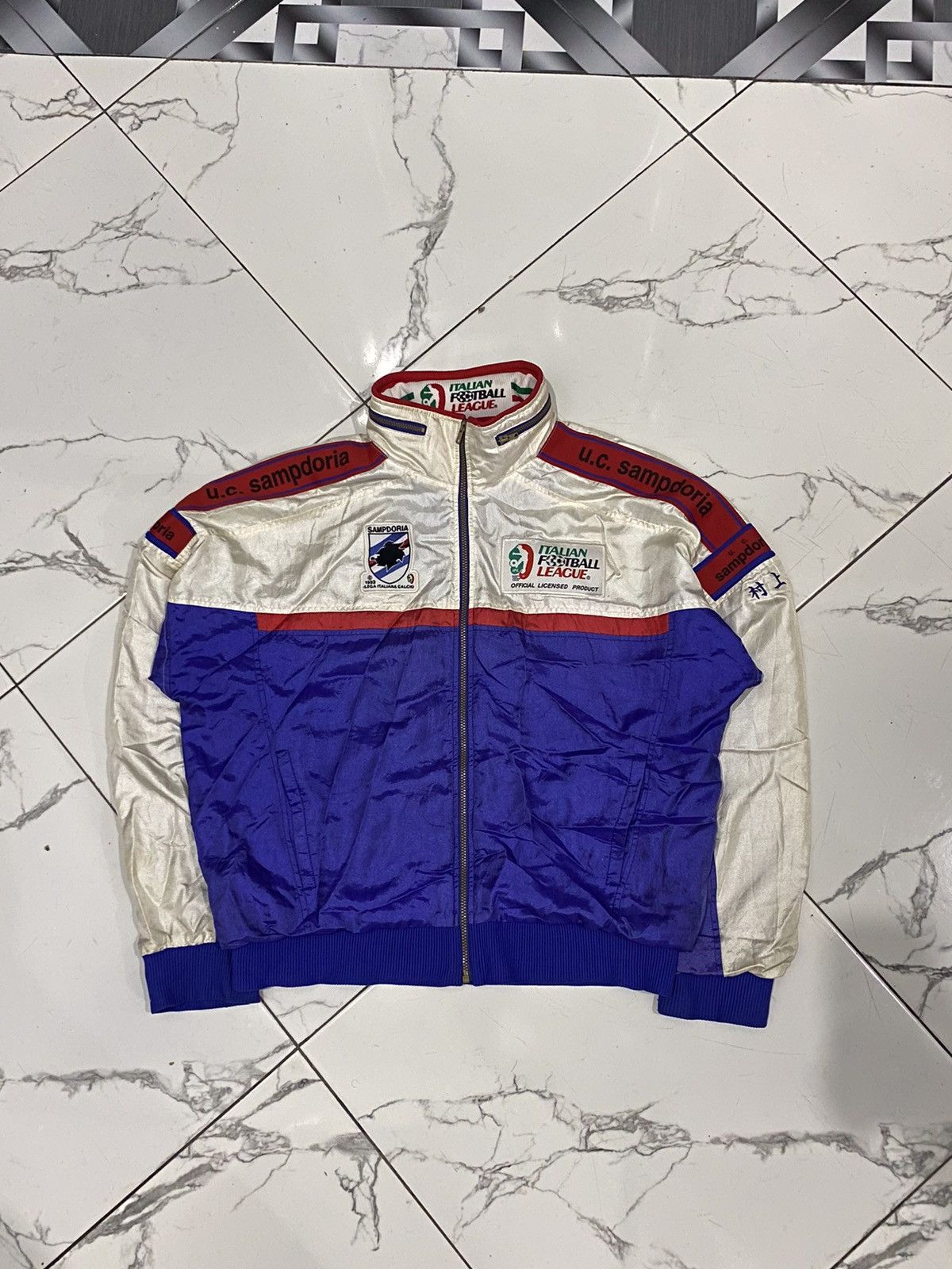 Japanese Brand × Kappa × Phenix Vintage kappa phenix jacket sampdoria fc 1993 boxy fit Size US L / EU 52-54 / 3 - 1 Thumbnail
