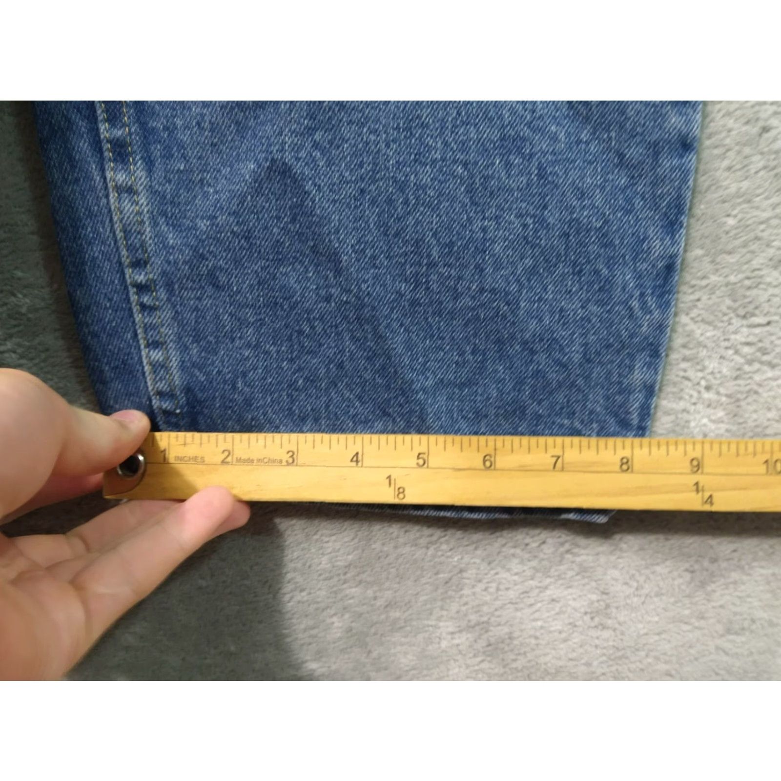 Wrangler Wrangler Jeans Mens 36x29 Blue Denim Regular Fit 5 Star Premium Dark Wash Size US 36 / EU 52 - 6 Thumbnail